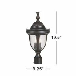 John Timberland Traditional Outdoor Post Light Bronze Cast Aluminum 19 1/2" Seedy Glass for Exterior Garden Yard Driveway 6 John Timberland Traditional Outdoor Post Light Bronze Cast Aluminum 19 1/2" Seedy Glass for Exterior Garden Yard Driveway -Outdoor Lighting Sales Shop unnamed file 2414