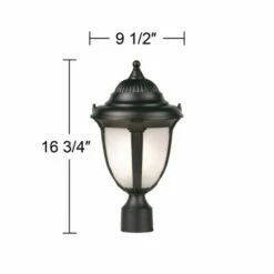 John Timberland Rustic Outdoor Post Light Pier Mount Fixture Black 16 3/4" Marbleized Glass for Exterior Garden Yard Porch Deck 10 John Timberland Rustic Outdoor Post Light Pier Mount Fixture Black 16 3/4" Marbleized Glass for Exterior Garden Yard Porch Deck -Outdoor Lighting Sales Shop unnamed file 2430