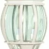 3 Light Outdoor Post Lantern with Beveled Glass Shade White - Aurora Lighting -Outdoor Lighting Sales Shop unnamed file 2442