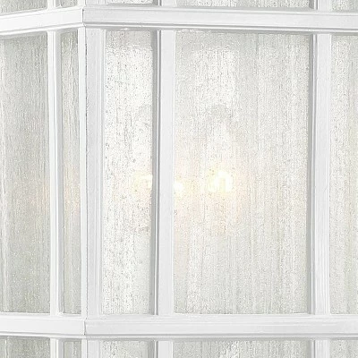 Kathy Ireland Sierra Craftsman 18"H White Outdoor Post Mount Light 4 Kathy Ireland Sierra Craftsman 18"H White Outdoor Post Mount Light - Image 2