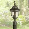 John Timberland Traditional Outdoor Post Light Fixture LED Bronze 35 1/2" Seeded Glass for Exterior Garden Yard Driveway Walkway -Outdoor Lighting Sales Shop unnamed file 2524