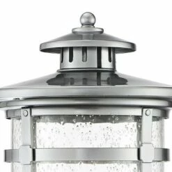 Franklin Iron Works Industrial Outdoor Post Light Fixture with Adaptor Chrome 15 1/2" Seedy Glass Damp Location for Exterior House 8 Franklin Iron Works Industrial Outdoor Post Light Fixture with Adaptor Chrome 15 1/2" Seedy Glass Damp Location for Exterior House -Outdoor Lighting Sales Shop unnamed file 2529