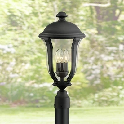 John Timberland Traditional Outdoor Light Post Fixture Black 20" Clear Glass for Exterior Garden Yard Patio 2 John Timberland Traditional Outdoor Light Post Fixture Black 20" Clear Glass for Exterior Garden Yard Patio