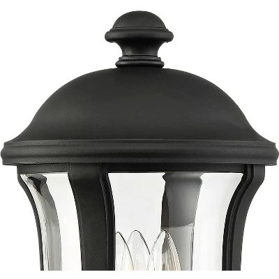 John Timberland Traditional Outdoor Light Post Fixture Black 20" Clear Glass for Exterior Garden Yard Patio 4 John Timberland Traditional Outdoor Light Post Fixture Black 20" Clear Glass for Exterior Garden Yard Patio - Image 3