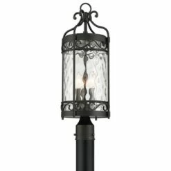 John Timberland European Style Outdoor Post Light Fixture Black Metal 23 1/4" Clear Glass for Exterior House Porch Patio Outside -Outdoor Lighting Sales Shop unnamed file 2547