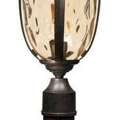 John Timberland Outdoor Post Light Fixture LED Veranda Bronze 33" Clear Hammered Glass for Exterior House Porch Patio Garden Yard -Outdoor Lighting Sales Shop unnamed file 2554