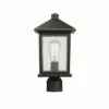 1 Light Outdoor Post Mount Oil Rubbed Bronze - Aurora Lighting -Outdoor Lighting Sales Shop unnamed file 2584