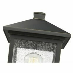 1 Light Outdoor Post Mount Oil Rubbed Bronze - Aurora Lighting -Outdoor Lighting Sales Shop unnamed file 2586