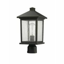 1 Light Outdoor Post Mount Oil Rubbed Bronze - Aurora Lighting -Outdoor Lighting Sales Shop unnamed file 2587