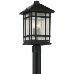 Kathy Ireland Sierra Craftsman 18"H Black Outdoor Post Mount Light -Outdoor Lighting Sales Shop unnamed file 2603