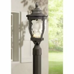 Minka Lavery Merrimack 19 1/4" High Black LED Outdoor Post Light