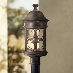 Minka Lavery Sage Ridge Collection 19" HIgh Dark Sky Post Mount Light