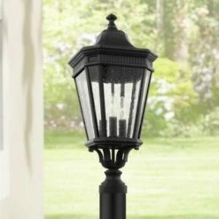 Feiss Cotswold Lane 22 1/2" High Black Outdoor Post Light
