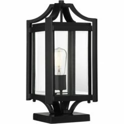 Franklin Iron Works Rockford Collection 17 3/4" High Black Pier Mount Light -Outdoor Lighting Sales Shop unnamed file 2643