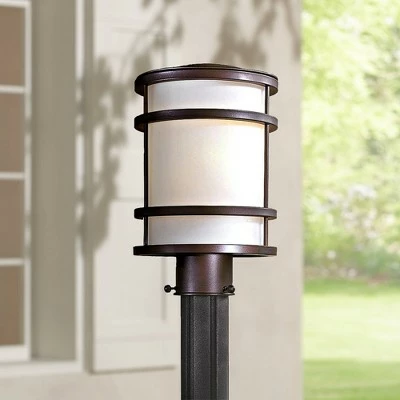 Minka Lavery Bay View Collection 12 1/4" High Bronze Post Mount Light 2 Minka Lavery Bay View Collection 12 1/4" High Bronze Post Mount Light