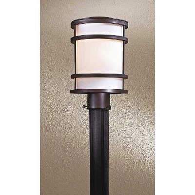 Minka Lavery Bay View Collection 12 1/4" High Bronze Post Mount Light 3 Minka Lavery Bay View Collection 12 1/4" High Bronze Post Mount Light - Image 2