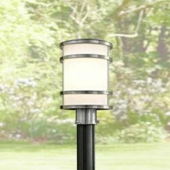 Minka Lavery Bay View Collection 12 1/4" High Steel Post Light
