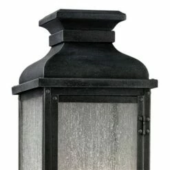 Feiss Pediment 20 1/4"H Copper 3-Light Outdoor Post Light