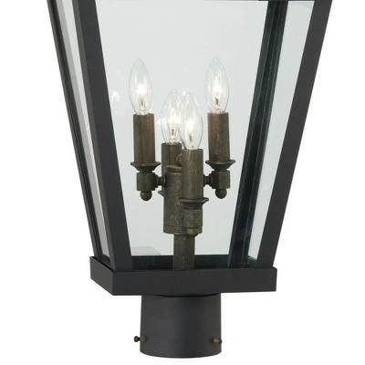 Minka Lavery Chateau Grande 27 1/2" High Coal Outdoor Post Light 4 Minka Lavery Chateau Grande 27 1/2" High Coal Outdoor Post Light - Image 2