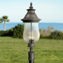 Minka Lavery Newport Collection 33" High Large Post Mount Light