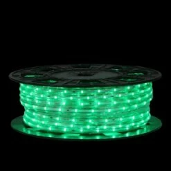 Northlight 100' Green and Clear Commercial LED Outdoor Christmas Linear Tape Lights