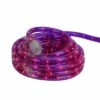 Northlight Incandescent Flexible Outdoor Christmas Rope Lights Clear - 18' Purple