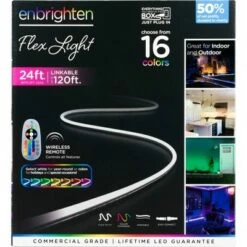 24' Color Changing Neon LED Flex Rope Light - Enbrighten -Outdoor Lighting Sales Shop unnamed file 2745