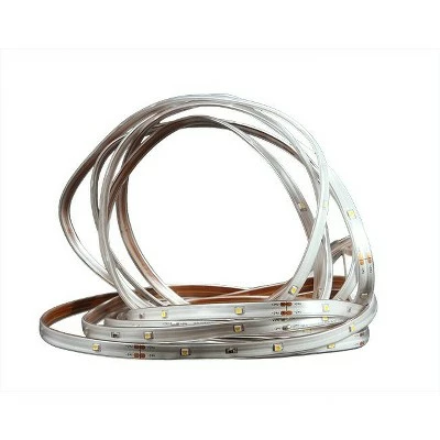 Northlight 18' Orange LED Outdoor Christmas Linear Tape Lighting - White Finish 3 Northlight 18' Orange LED Outdoor Christmas Linear Tape Lighting - White Finish