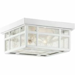 Kathy Ireland Sierra Craftsman 10 1/2"W White Outdoor Ceiling Light -Outdoor Lighting Sales Shop unnamed file 282