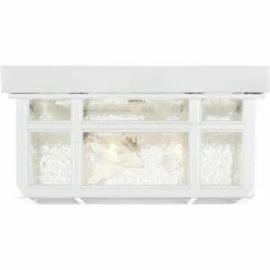 Kathy Ireland Sierra Craftsman 10 1/2"W White Outdoor Ceiling Light -Outdoor Lighting Sales Shop unnamed file 283