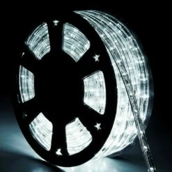 Costway 100' 2 Wire LED Rope Light Christmas Decorative Party In/Outdoor 110V Cool White -Outdoor Lighting Sales Shop unnamed file 2853