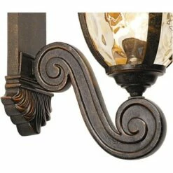John Timberland Outdoor Wall Light Fixture Bronze Scroll 24" Champagne Hammered Glass for Exterior House Porch Patio -Outdoor Lighting Sales Shop unnamed file 2888