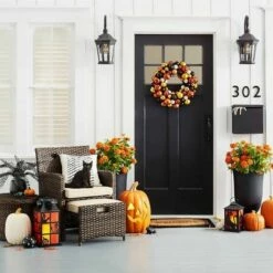 Bel Air Lighting Medium Traditional Outdoor Wall Light Black