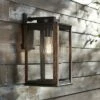 John Timberland Modern Farmhouse Outdoor Wall Light Fixture Dark Bronze Wood Finish Grain 14 1/4" Clear Glass Panels Exterior House Porch -Outdoor Lighting Sales Shop unnamed file 2937