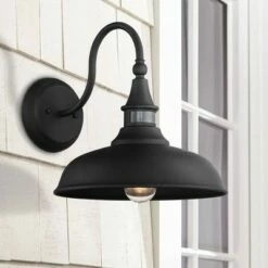 John Timberland Farmhouse Outdoor Barn Light Fixture Black 12 1/2" Motion Sensor for Exterior House Porch Patio Outside Home -Outdoor Lighting Sales Shop unnamed file 2949