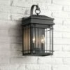 John Timberland Outdoor Wall Light Fixture Textured Black Steel 17" Clear Glass Lantern for Exterior House Porch Patio Deck -Outdoor Lighting Sales Shop unnamed file 2978