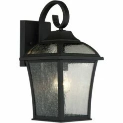John Timberland Traditional Outdoor Wall Lights Fixture Set of 2 Carriage Style Textured Black 15" Clear Seedy Glass for House 13 John Timberland Traditional Outdoor Wall Lights Fixture Set of 2 Carriage Style Textured Black 15" Clear Seedy Glass for House -Outdoor Lighting Sales Shop unnamed file 3009