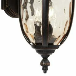 John Timberland Vintage Outdoor Wall Light Fixture Bronze Metal 20 1/2" Champagne Hammered Glass for Exterior House Porch Patio -Outdoor Lighting Sales Shop unnamed file 3014