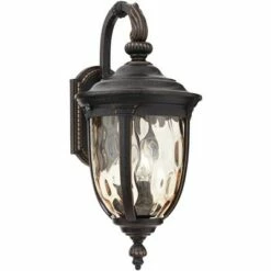 John Timberland Vintage Outdoor Wall Light Fixture Bronze Metal 20 1/2" Champagne Hammered Glass for Exterior House Porch Patio -Outdoor Lighting Sales Shop unnamed file 3016