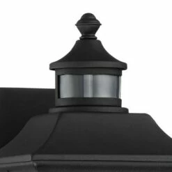 John Timberland Outdoor Wall Light Fixture Black 12" Clear Seedy Glass Motion Security Sensor for Exterior House Porch Patio Deck -Outdoor Lighting Sales Shop unnamed file 3021