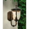 John Timberland Bronze Outdoor Wall Light Vintage Curved Arm Sconce Fixture for Exterior House Patio Porch