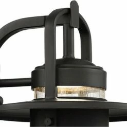 John Timberland Modern Outdoor Wall Light Fixture LED Black 10" Clear Seedy Glass for Exterior House Porch Patio Deck Entryway -Outdoor Lighting Sales Shop unnamed file 3043