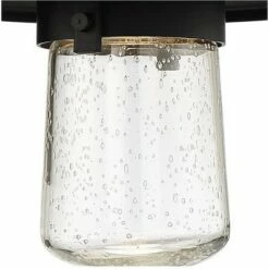 John Timberland Modern Outdoor Wall Light Fixture LED Black 10" Clear Seedy Glass for Exterior House Porch Patio Deck Entryway -Outdoor Lighting Sales Shop unnamed file 3044