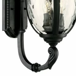John Timberland Outdoor Wall Light Fixture Textured Black Upbridge Arm 21" Clear Hammered Glass for Exterior Porch Patio -Outdoor Lighting Sales Shop unnamed file 3058
