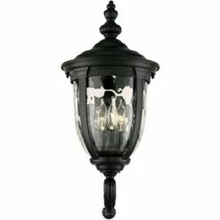 John Timberland Outdoor Wall Light Fixture Textured Black Upbridge Arm 21" Clear Hammered Glass for Exterior Porch Patio -Outdoor Lighting Sales Shop unnamed file 3061