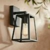 John Timberland Modern Outdoor Wall Light Fixture Mystic Black 10 3/4" Clear Glass for Exterior House Porch Patio Deck -Outdoor Lighting Sales Shop unnamed file 3072