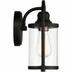 John Timberland Farmhouse Outdoor Wall Light Fixture Black Metal 10 1/4" Clear Glass for Exterior House Porch Patio Entryway -Outdoor Lighting Sales Shop unnamed file 3082