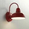 John Timberland Farmhouse Outdoor Wall Light Fixture Urban Barn Red Steel Gooseneck 11 1/4" for Exterior House Porch Patio -Outdoor Lighting Sales Shop unnamed file 3108