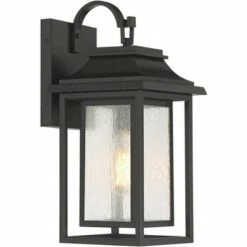 John Timberland Rustic Outdoor Wall Light Fixture Painted Bronze 17 3/4" Seeded Clear Glass Lantern for House Porch Patio Deck -Outdoor Lighting Sales Shop unnamed file 3127