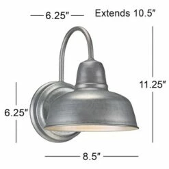 John Timberland Rustic Outdoor Wall Light Fixture Urban Barn Galvanized 11 1/4" Sconce for House Farmhouse Deck Porch Patio -Outdoor Lighting Sales Shop unnamed file 3146